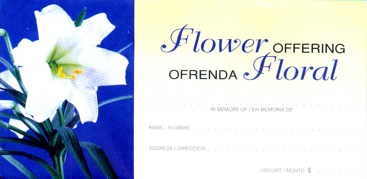 Easter Flowers Envelope